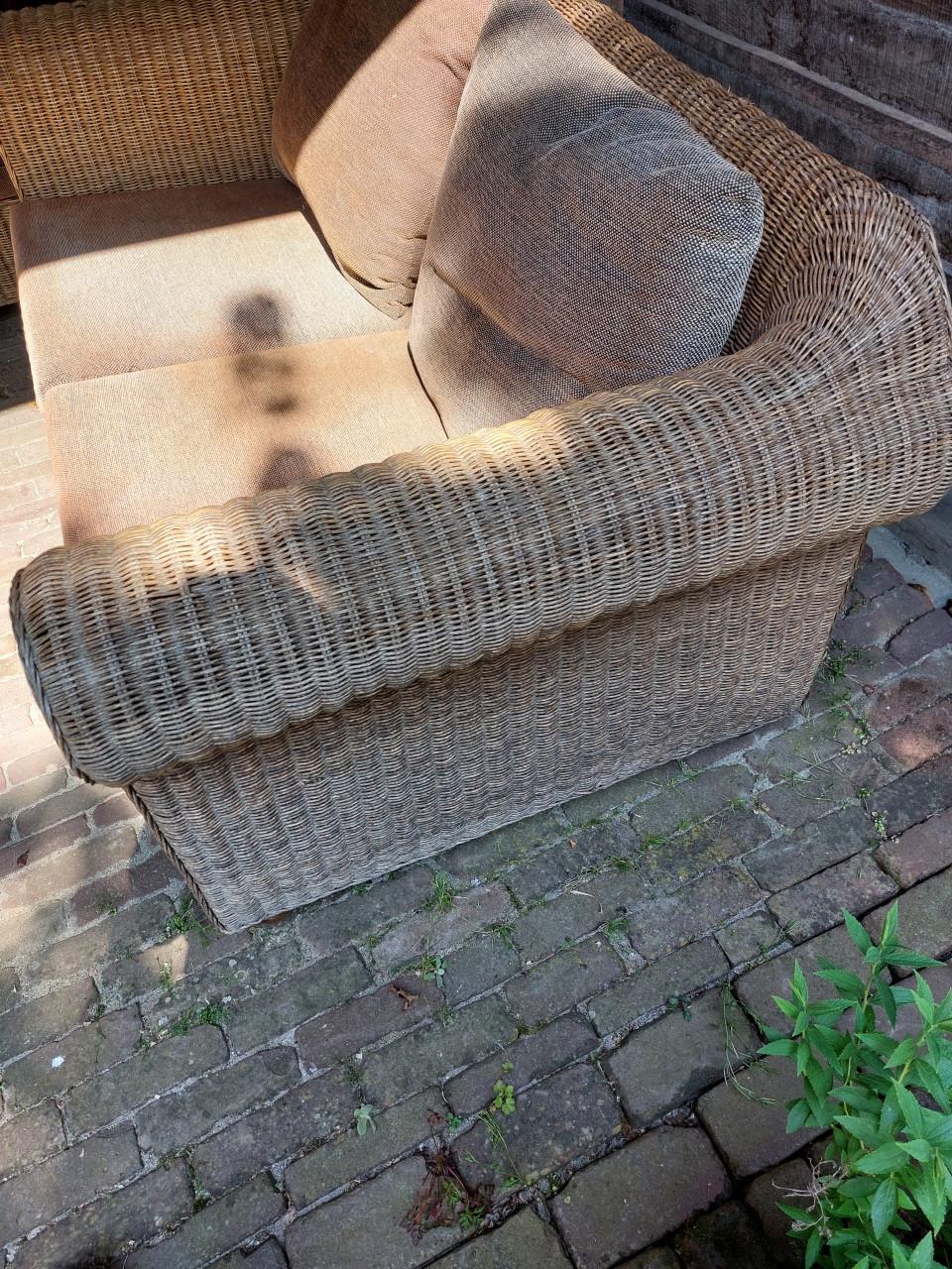 2 en 3 zits rotan lounge set