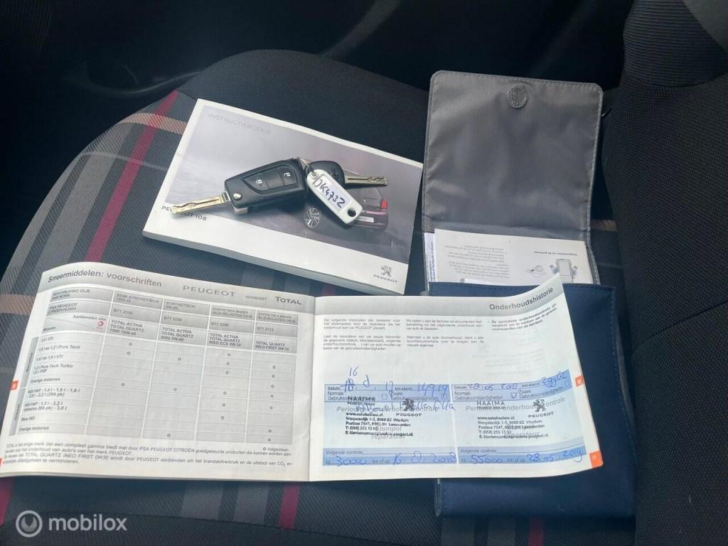 Peugeot 108 1.2 vti allure | incl. beurt, distributieriem en apk