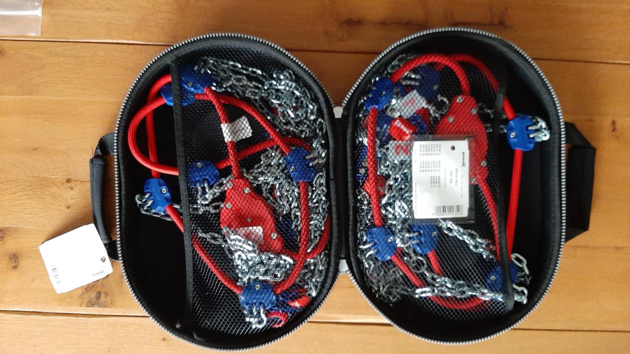 Nieuwe sneeuwkettingen.