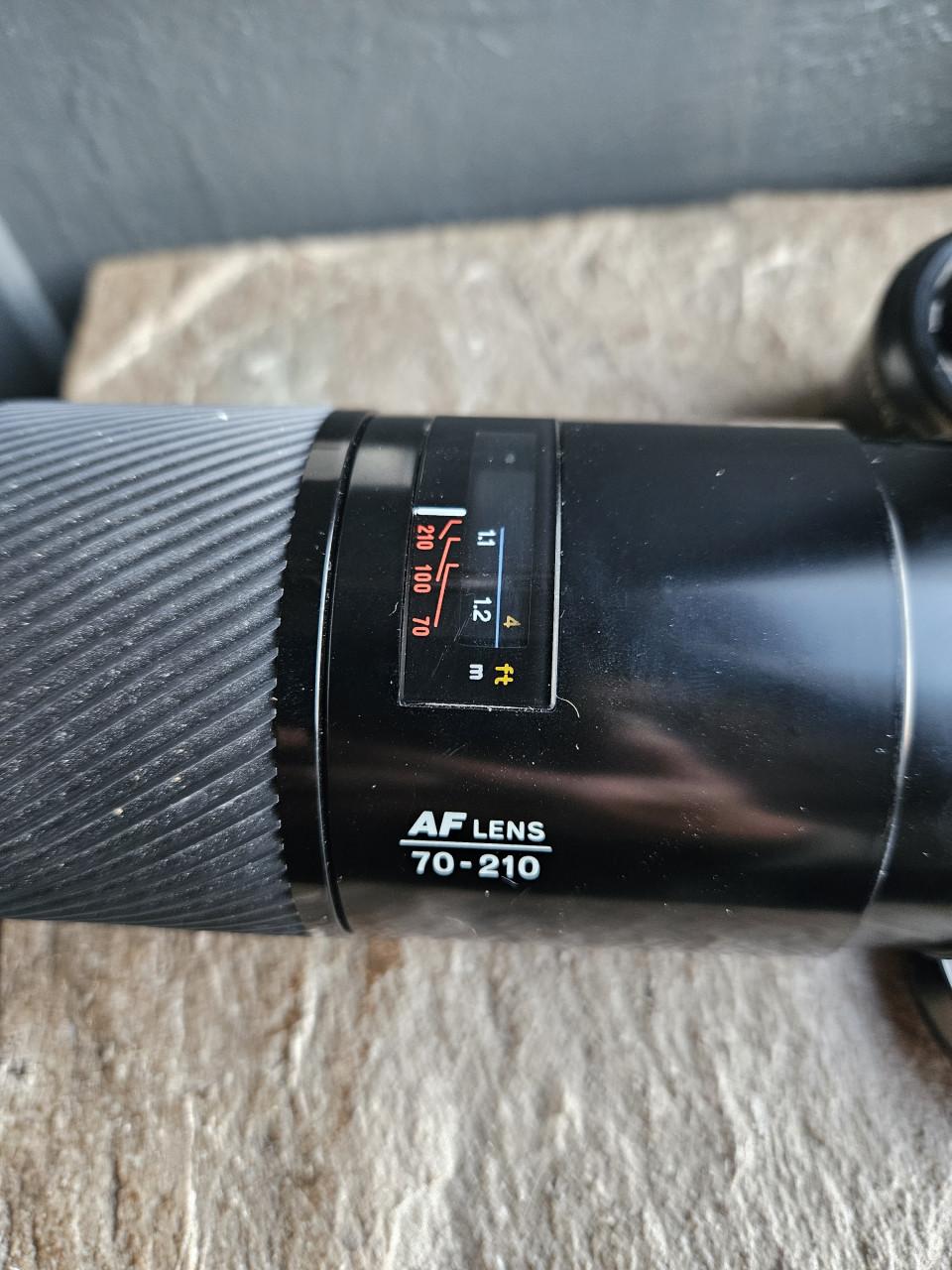 Zgan Minolta AF Zoom 70-210mm f/4 (Beercan) lens