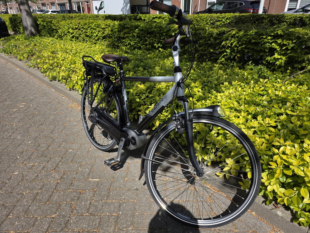 Schitterende Gazelle elektrische heren fiets met Bosch middenmotor