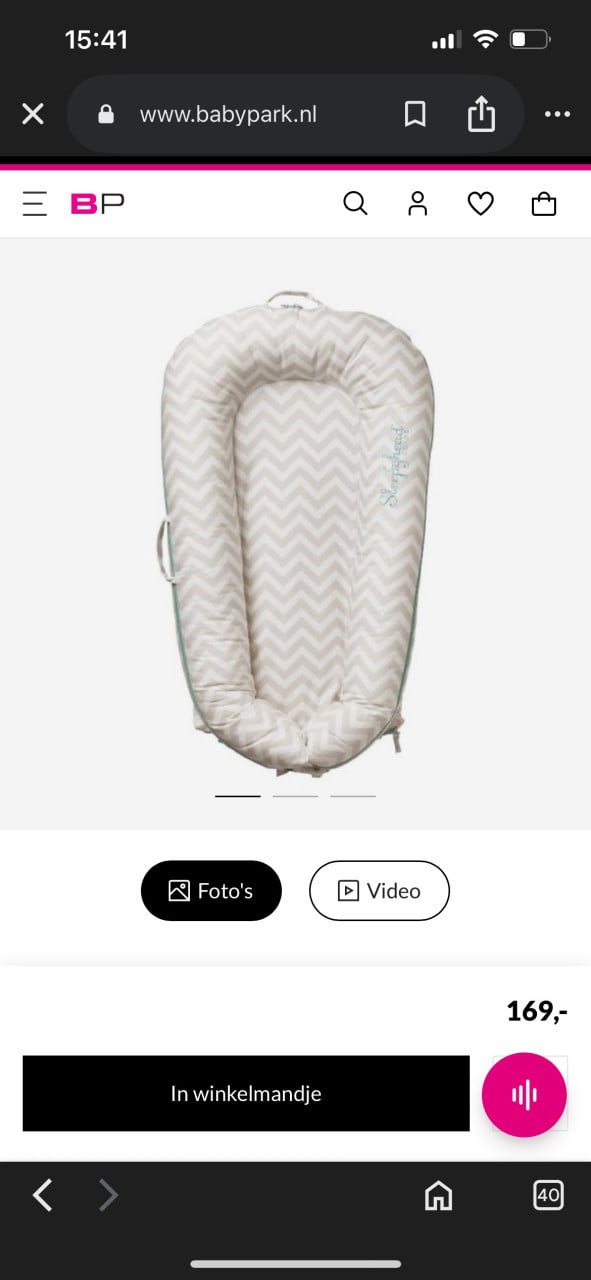 Babynestje DockATot (sleepyhead)