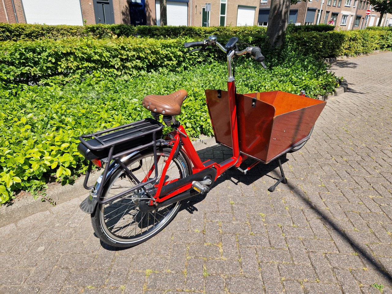 Schitterende Bakfiets met Shimano middenmotor