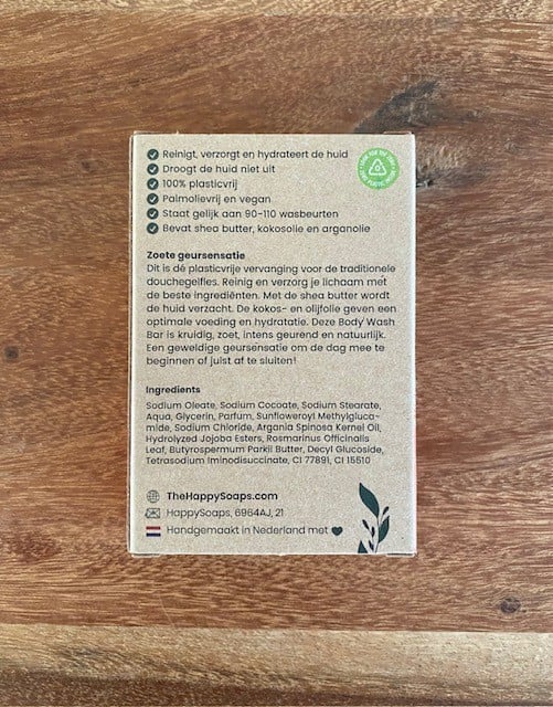 Nieuw | HappySoaps | Body Wash Bar