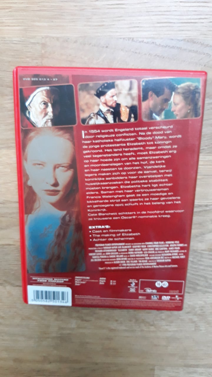 Vijf fenomenale DVD's voor 5 EURO, per stuk 1,25