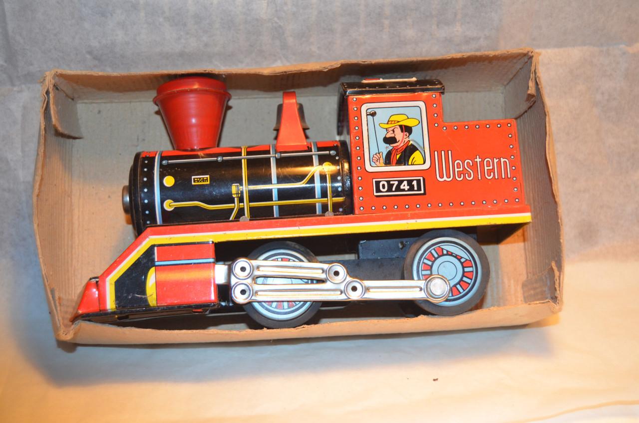 Blikken trein Daiya Japan 'Western 0741' Jaren '60 MET doos