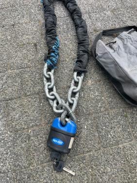 Ketting sloten en lang kabel slot