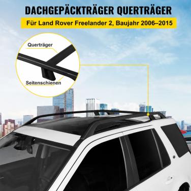 Complete dakrailset Land Rover Freelander 2 2006–2015