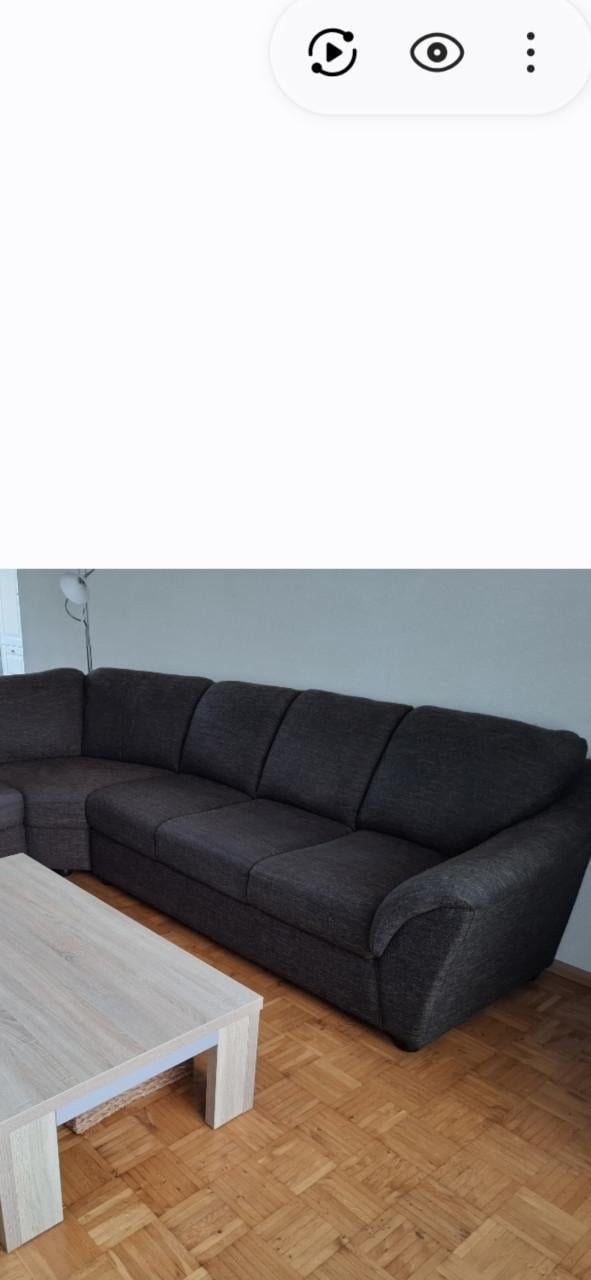 Hoekbank + Salontafel