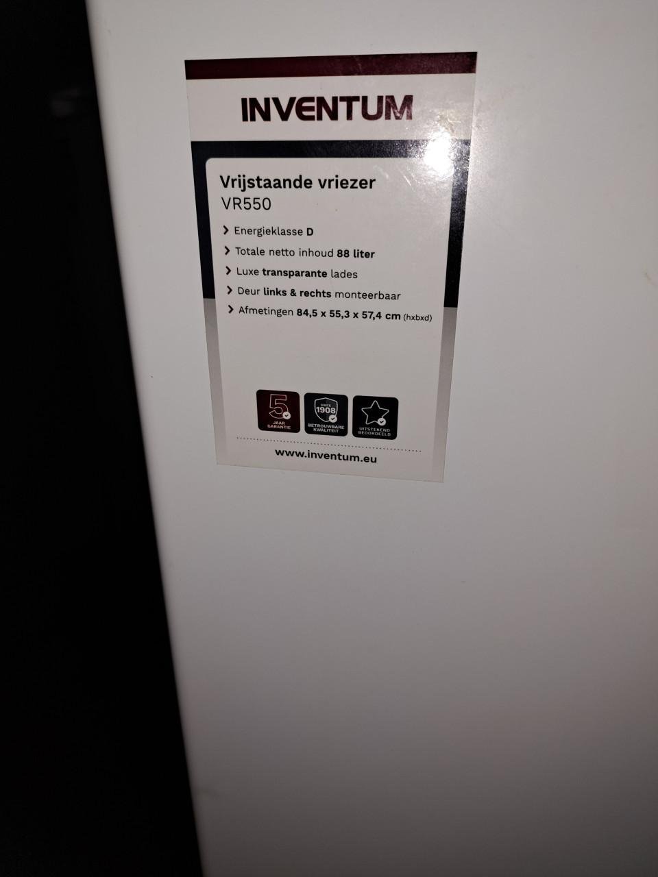 Splinternieuwe diepvries