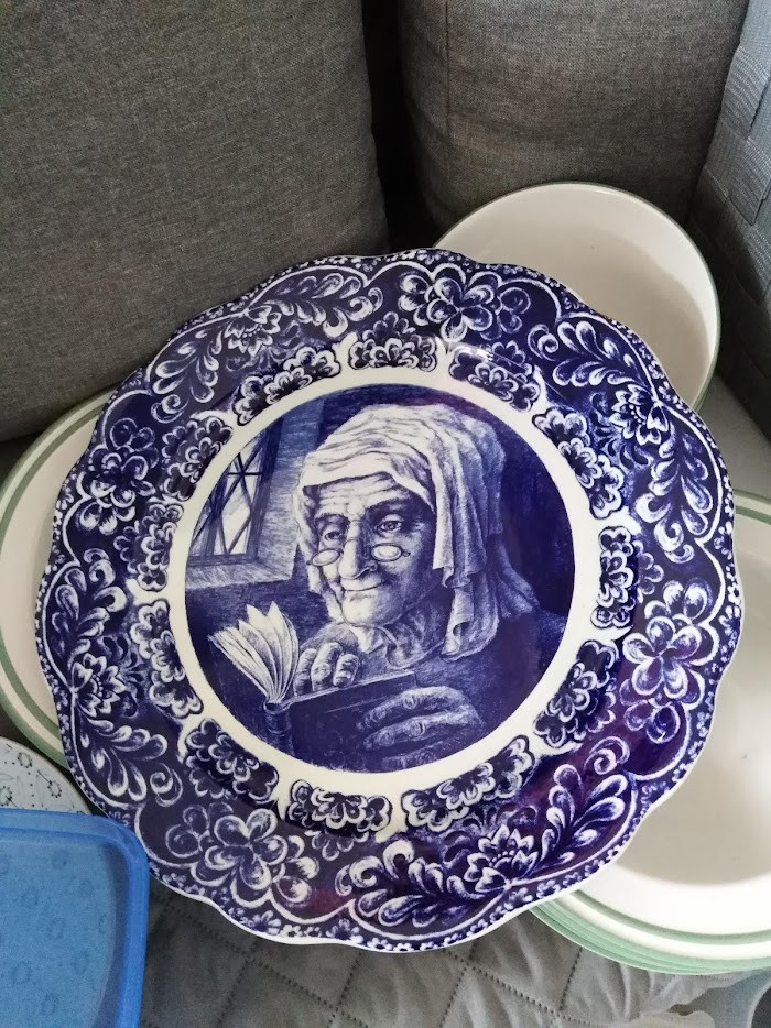 Delftsblauwe bord