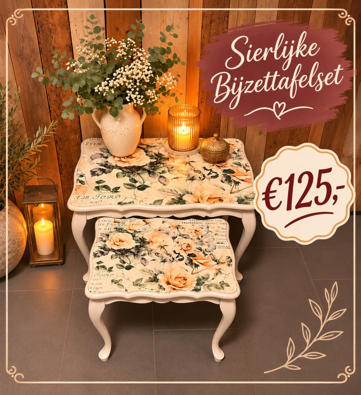 Romantische Bijzet tafeltjes