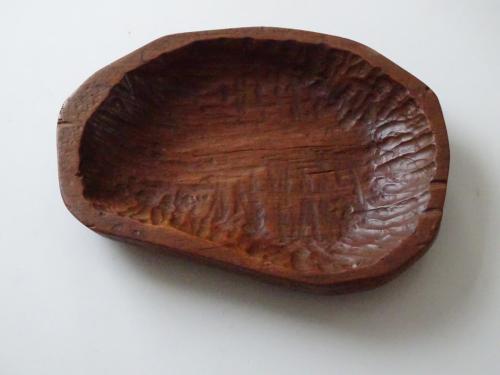 Houten Schaal handwerk houtsnijwerk