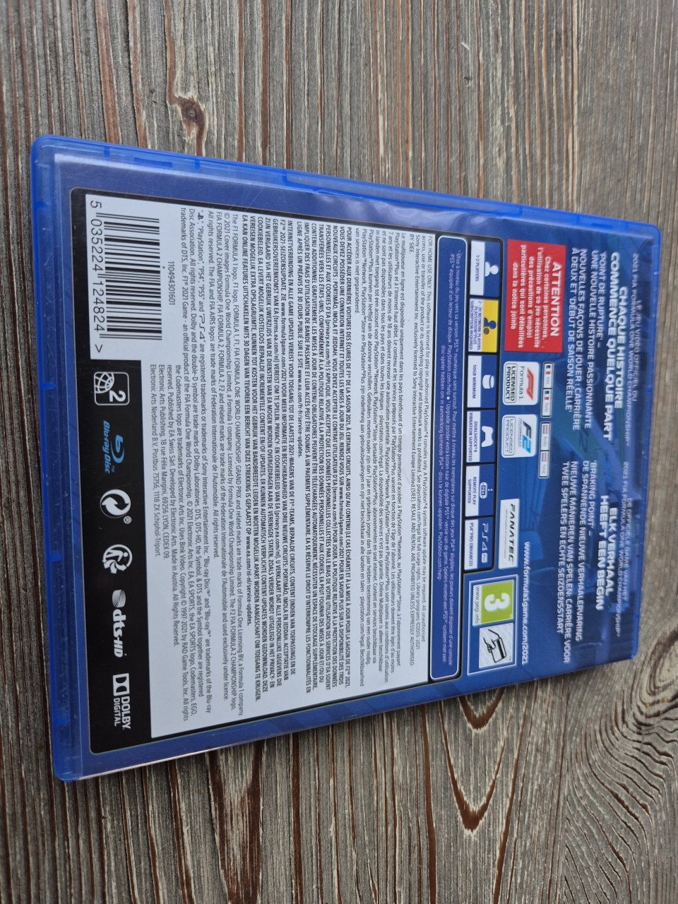 PS4 GAME F1 2021