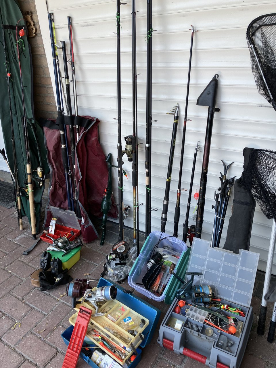 Te koop Complete vishengels voor €175
