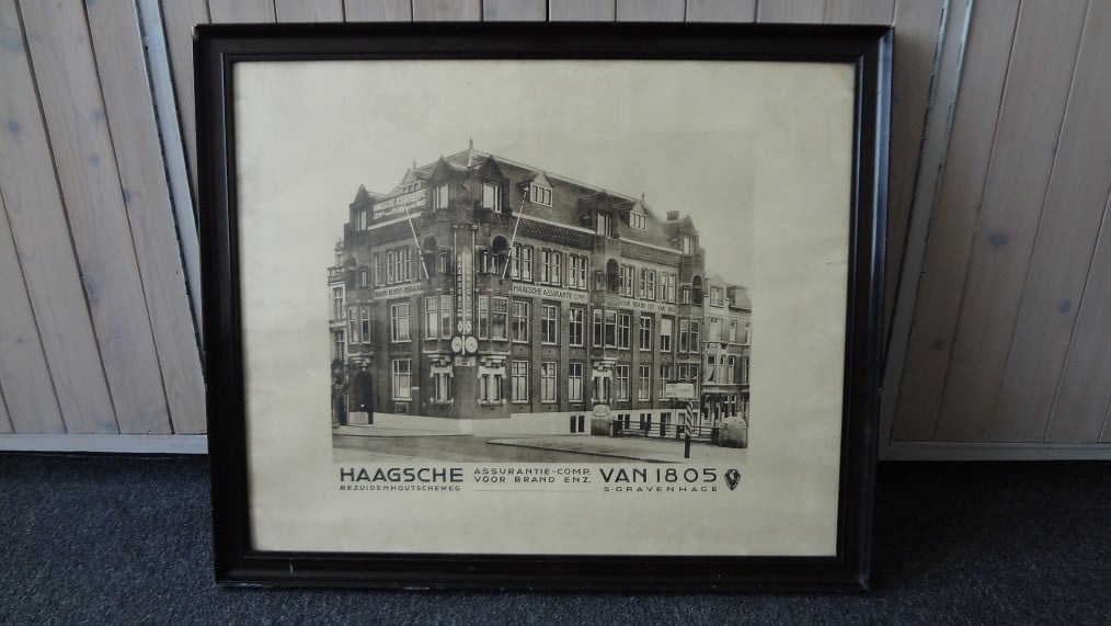 Prent van Haagsche Assurantie-Comp