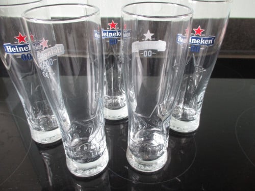 15 heineken glazen