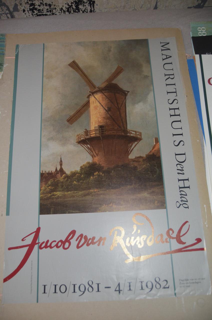 Posters tentoonstellingen Ned. kunstenaars ong. 40 jaar oud!