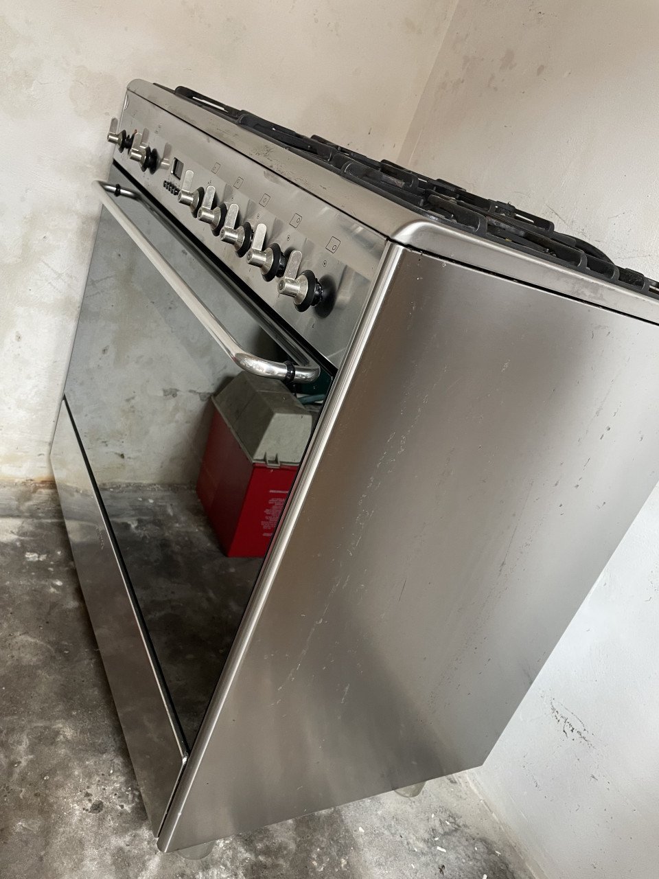 5 pits gasfornuis/oven combi