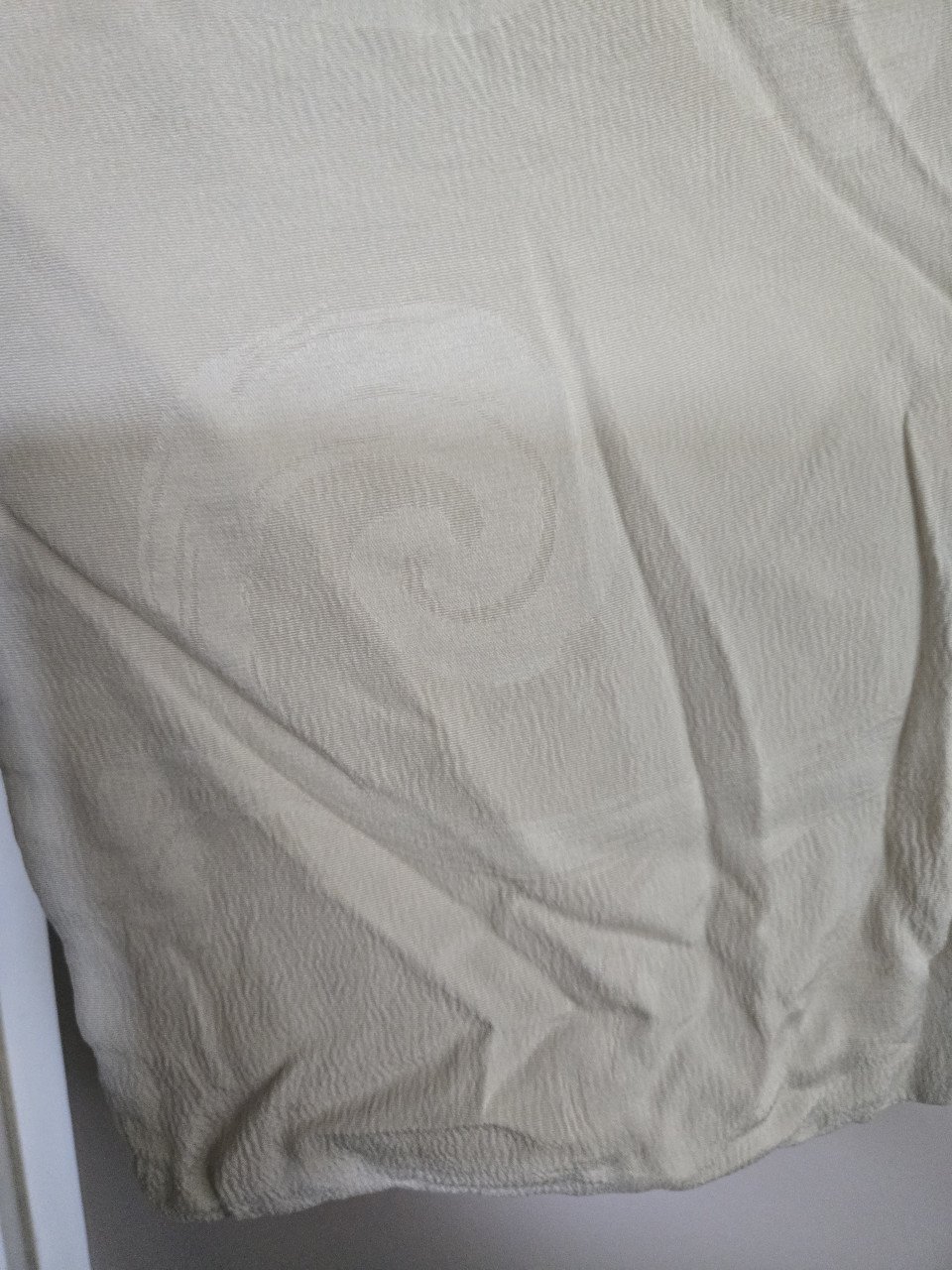 Haori-jasje van zijde, 1920-1930 Beige /creme . Lengte 77cm