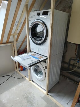 Premium BlueBuilt Universeel Tussenstuk voor Wasmachine en Droger