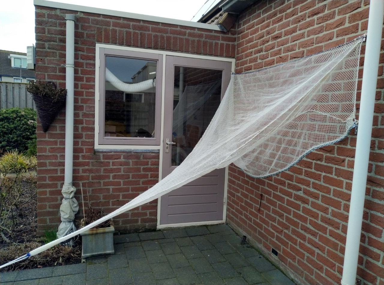 Te Koop garnalen/visnet voor strand of boot