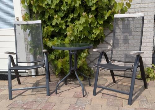 TUINSET 2 Verstelbare stoelen plus Tafel Gereserveerd