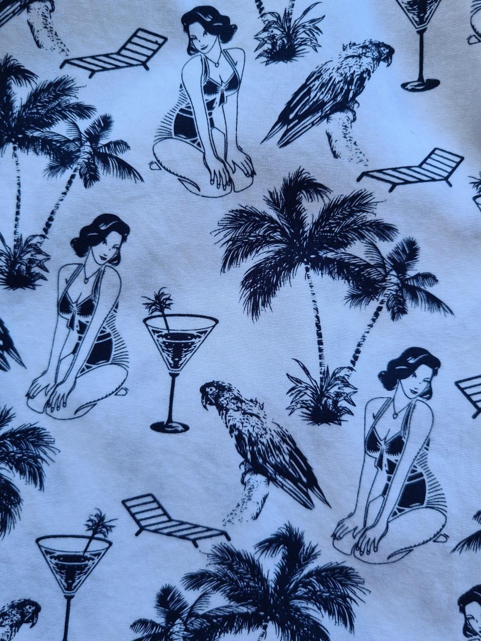 New Yorker blauw-wit shirt Maat XL