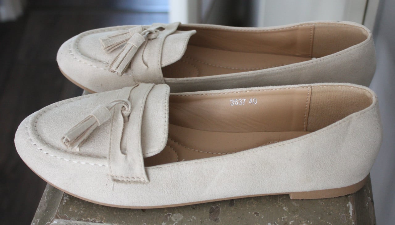 Suwerde schoenen met klosje maat 40