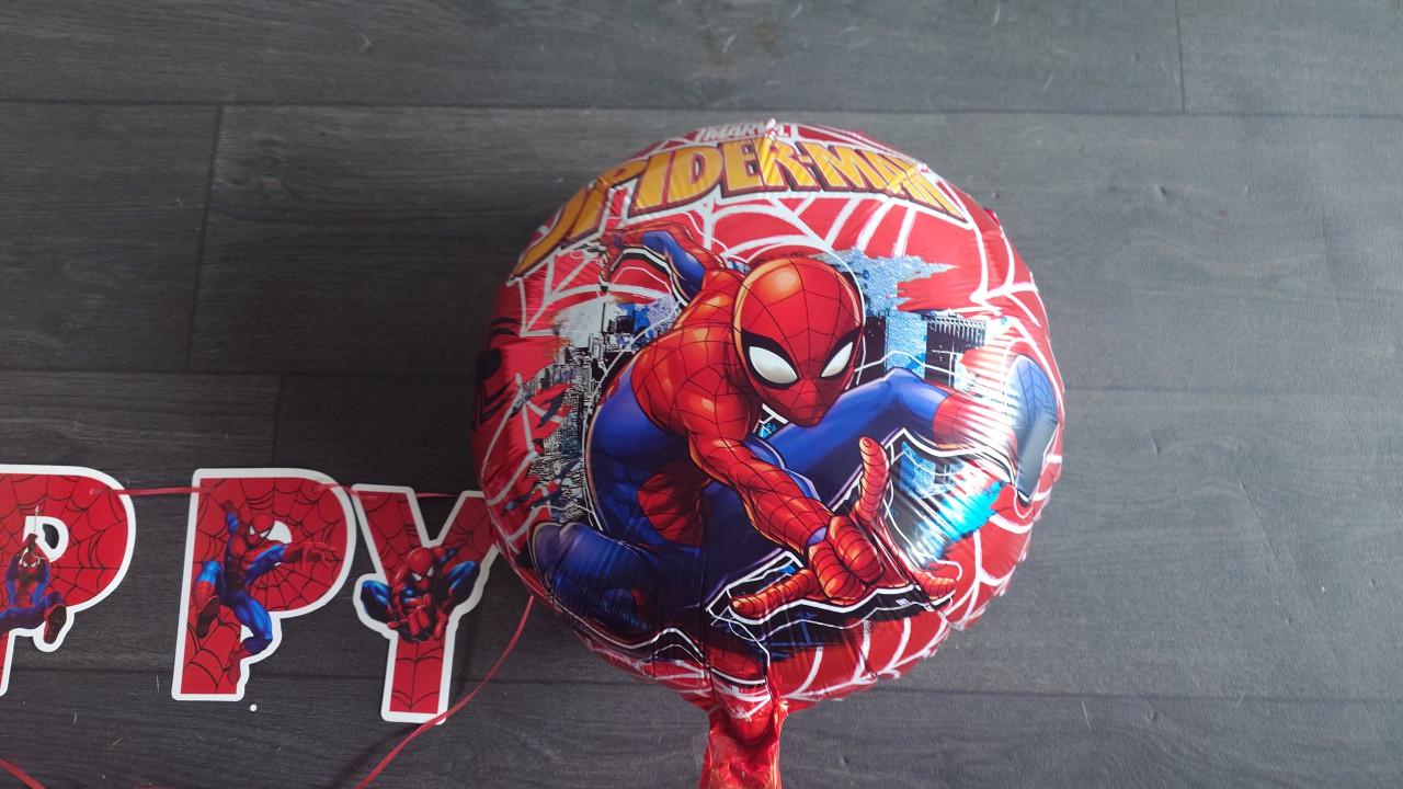 Spiderman verjaardag versiering set 4-delig