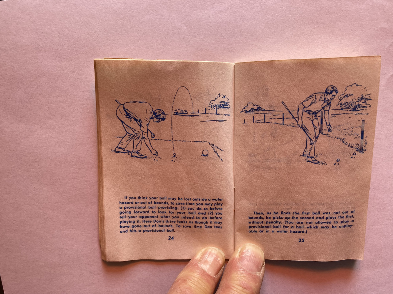 Golf instruktie boek en boekjes