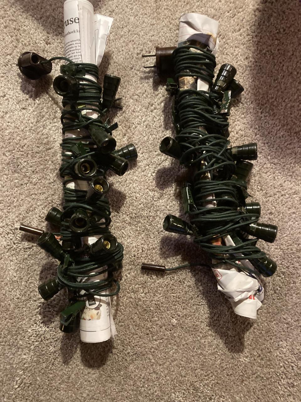 Antieke Kerstverlichting Philips 14 V