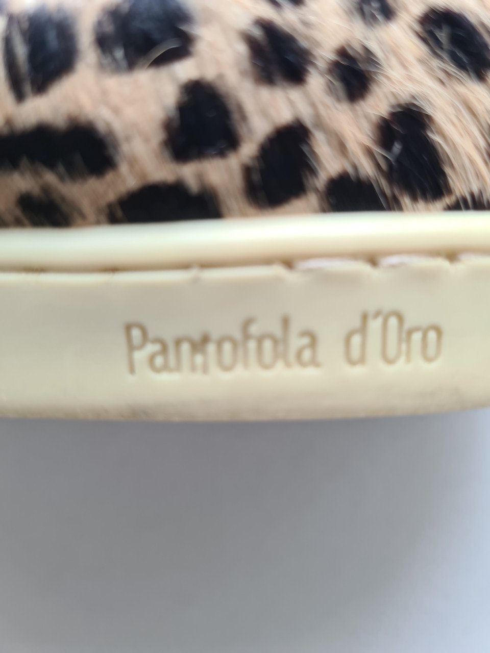 Pantofola D' Ora leren tijgerprint sneackers  Maat 39