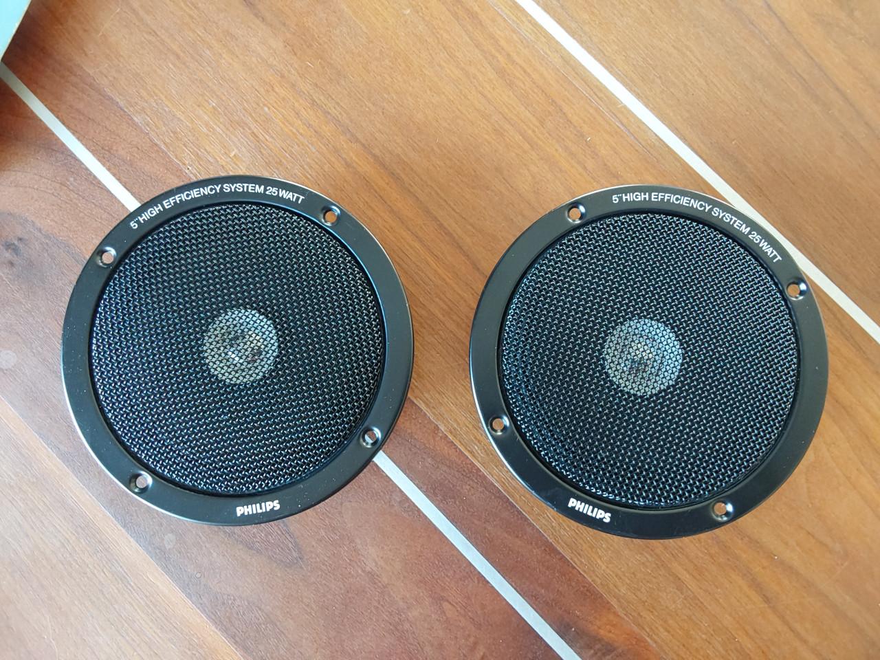 Auto speakers 5 inch dual cone