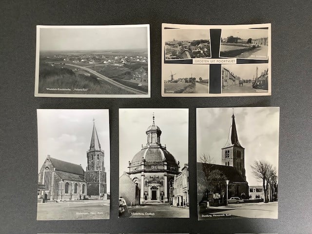 26 ansichtkaarten mbt Zeeland.