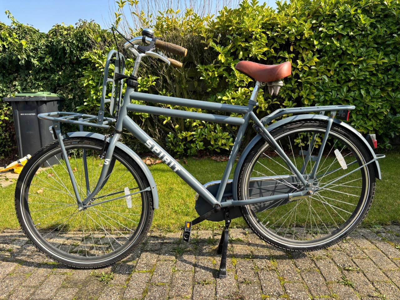 Spirit transportfiets heren, nieuwe binnen- en buitenbanden
