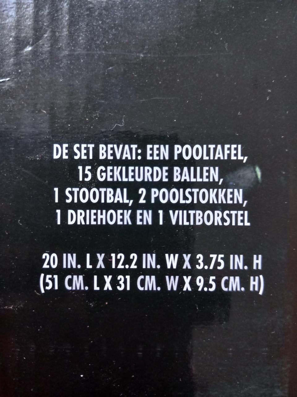 Mini Pool tafel