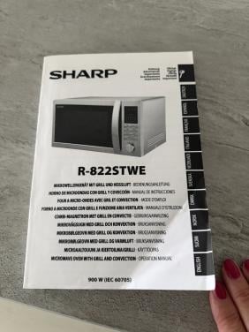 SHARP R-822STWE Combi-Magnetron
