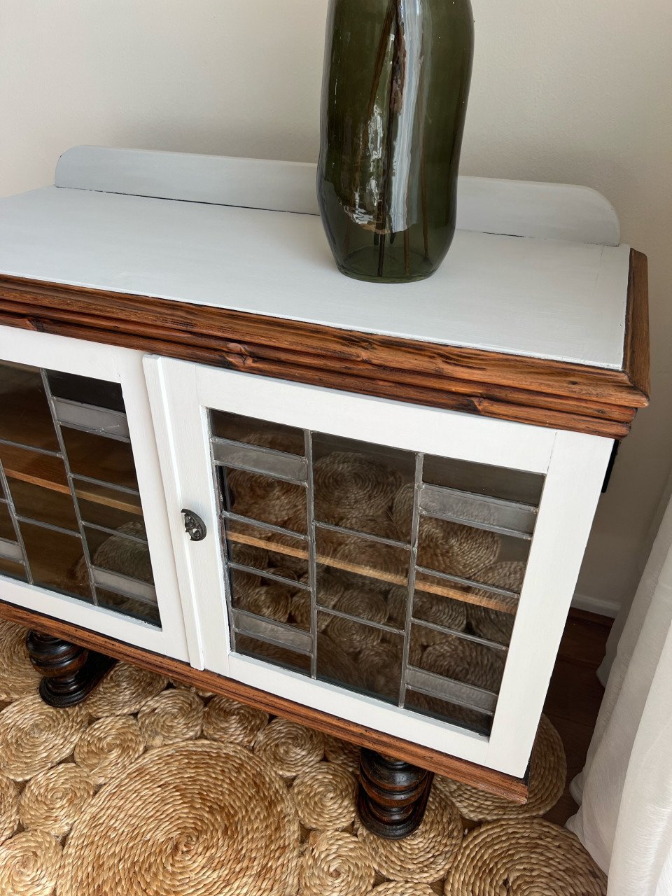 Gerestyled vintage kastje | glas-in-lood