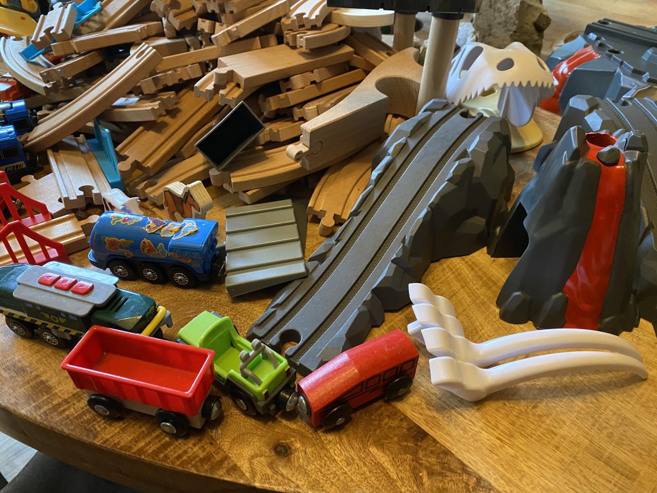 Groot speel treinen set!