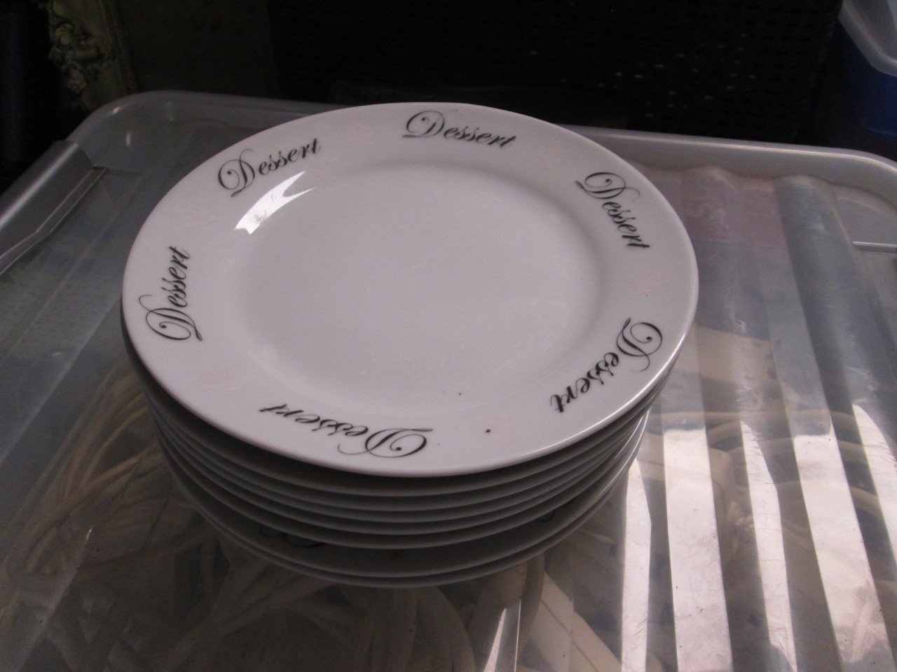8 stuks dessert bord