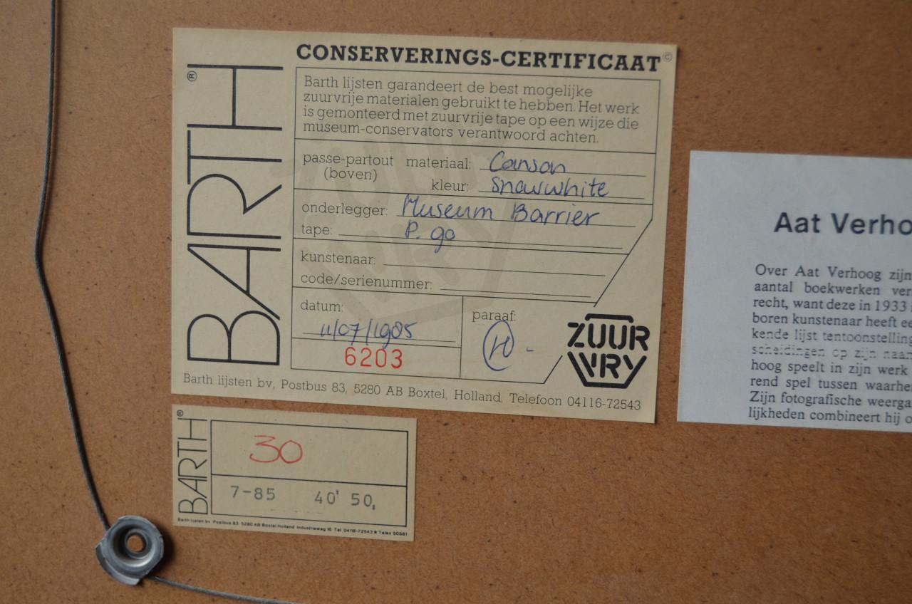 2 Etsen Aat Verhoog pendant gedrukt, gesigneerd/genummerd