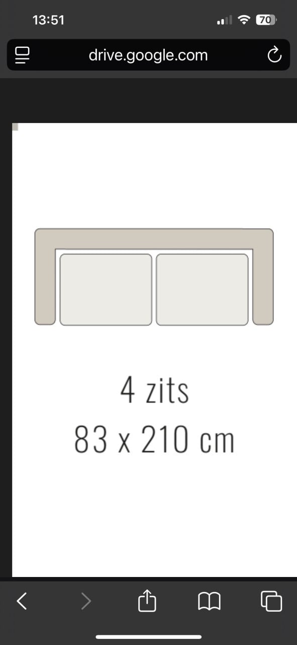 Zitbank (4-zits) van Sevn (Nederlands product)