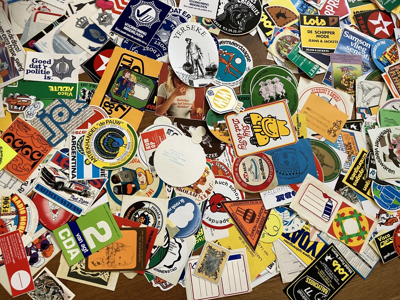Stickers jaren ’70 en ‘80