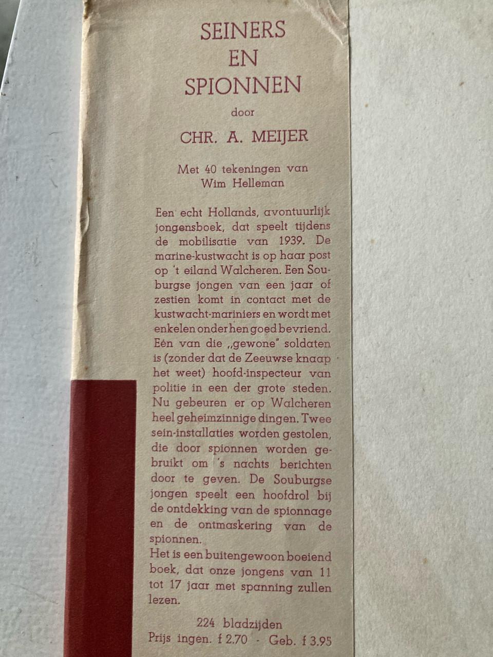 Seiners en spionnen - C A Meijer