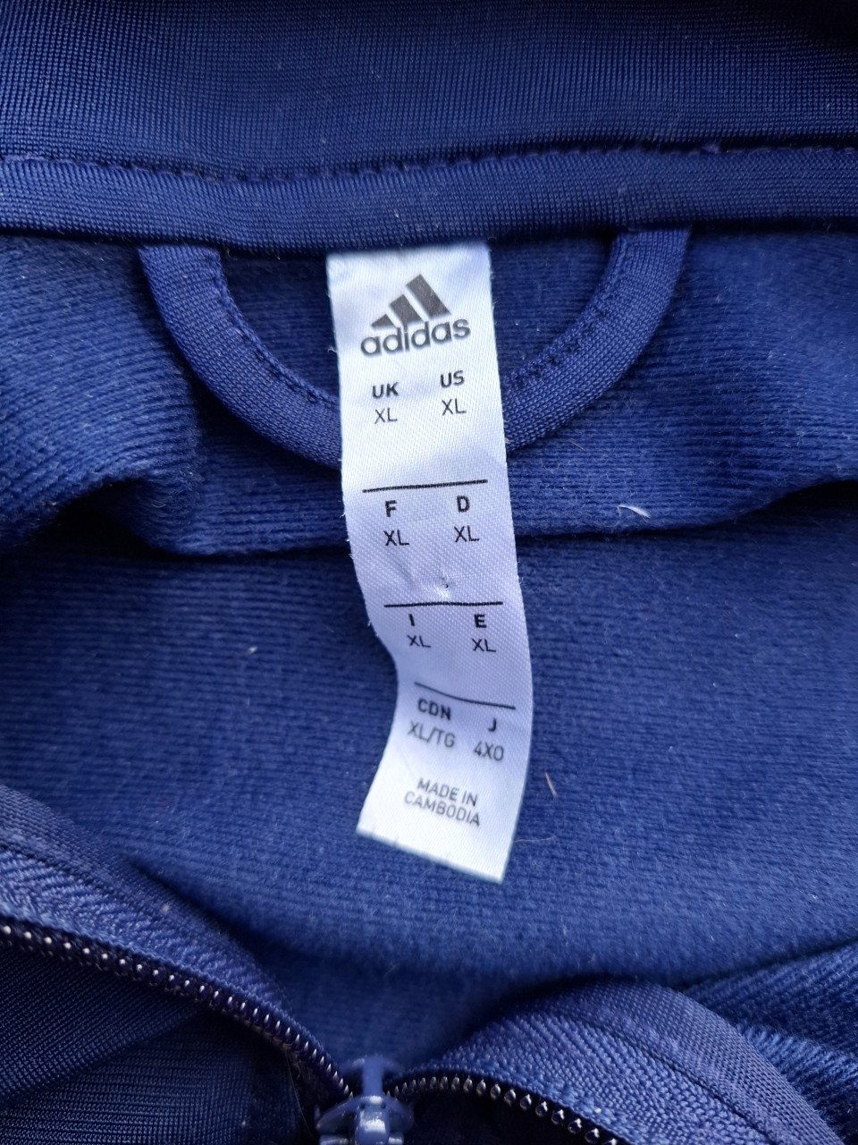 Adidas blauw trainingspak L/XL