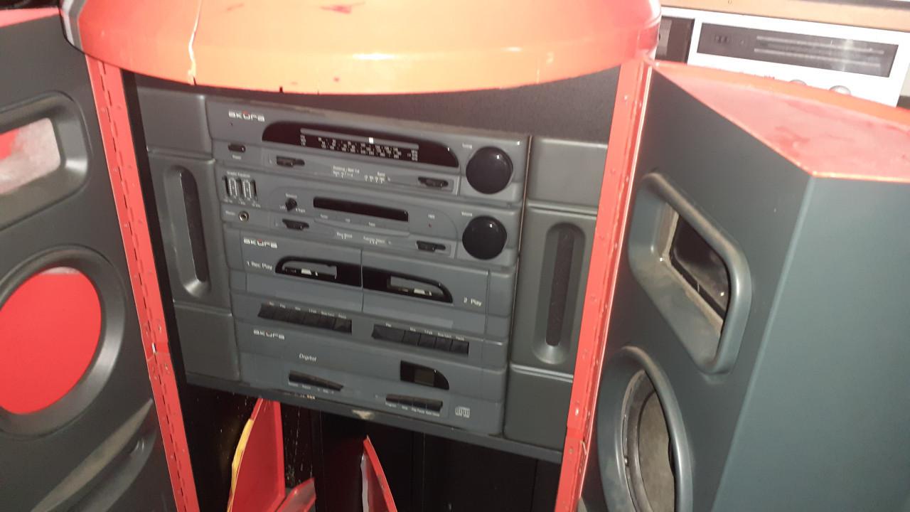 Radio COCA COLA super groot Cola blik 80cm & Diverse Stereo