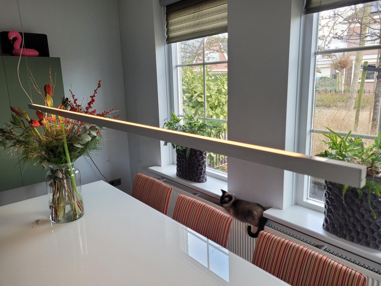 Moderne aluminium led hanglamp