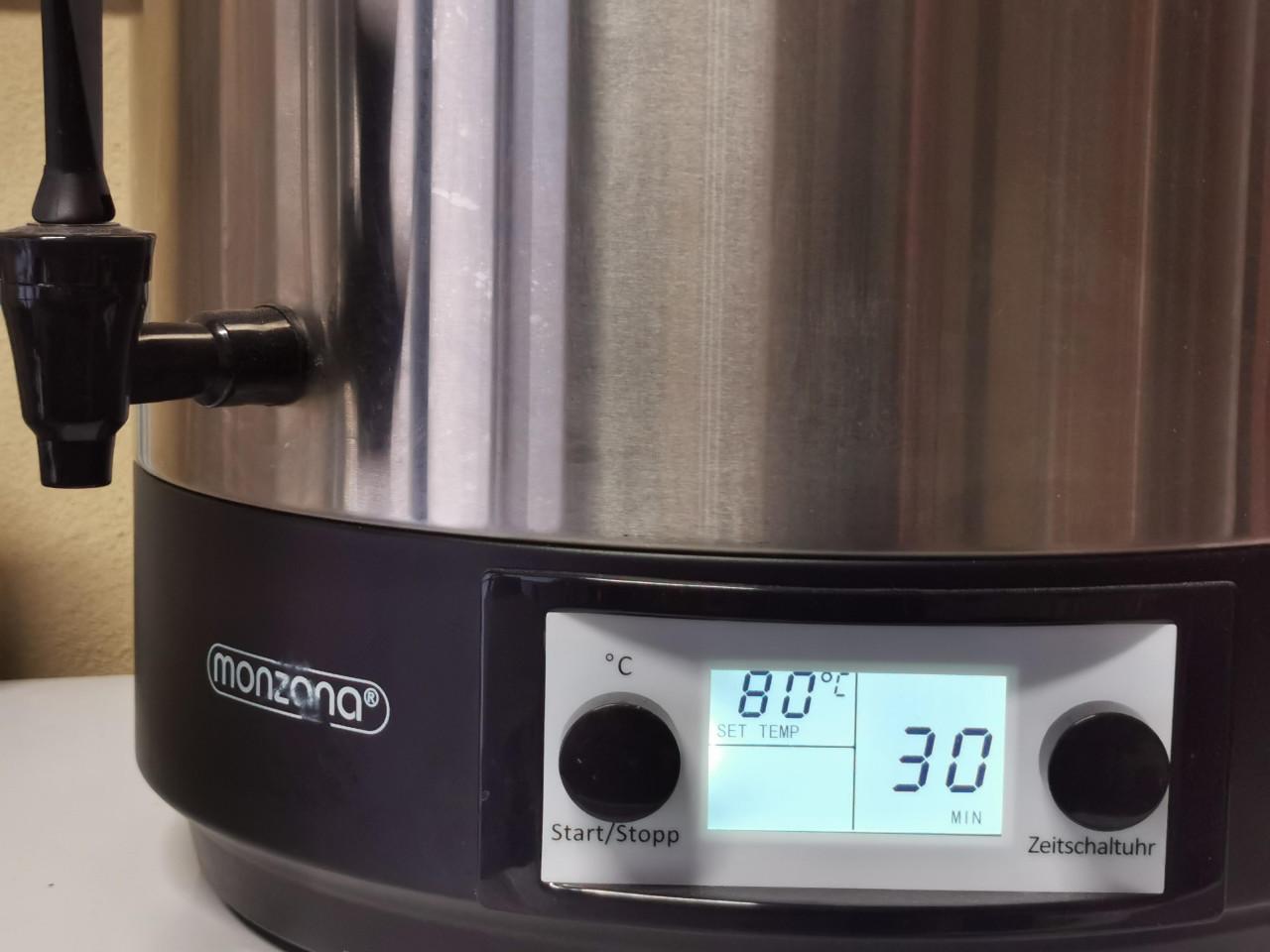 Gluhweinketel Temperatuurregelaar Tap