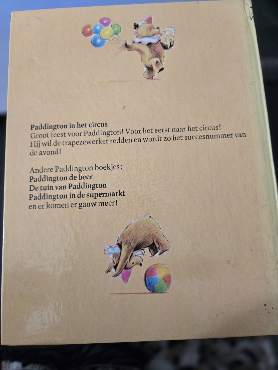 Boekje: Paddington in het circus 1975 In zeer nette staat